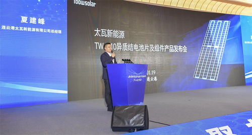 異質結光伏電池及組件技術賦能，連云港新能源產業投資推介會成功召開